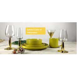 Christmas Tableware &amp; Wine Glass Dining Dinnerware Set