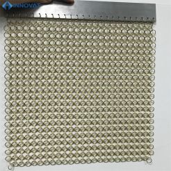 metal mesh drapery
