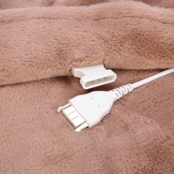 PV Fleece Luxurious Electric Heated Throw Blanket Soft and Fluffy Blankets