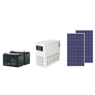 Solar power system with 6000W off gird solar inverter