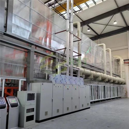 Zinc plating machine line