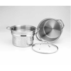 Stainless Steel Pasta Pot and Insert Cookware