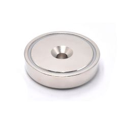 Neodymium pot magnet