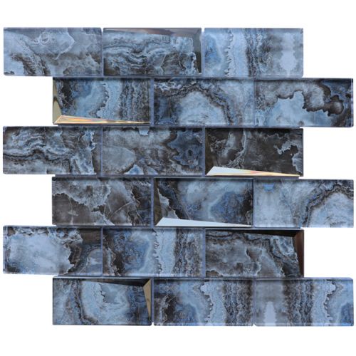 3d Mirror Glass Mosaic Tile For Backsplash