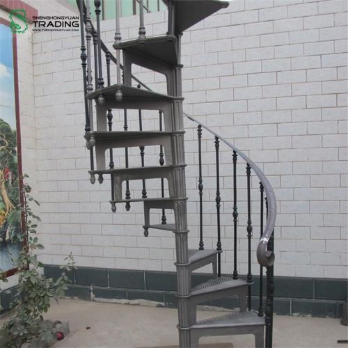 iron circular staircase