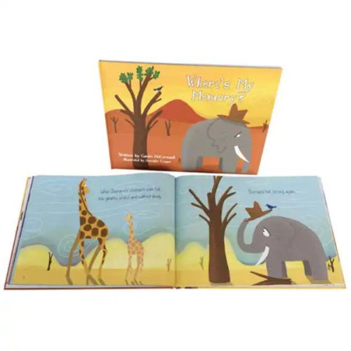 Printed Kid Books with Illustrated Cardboard Narratives