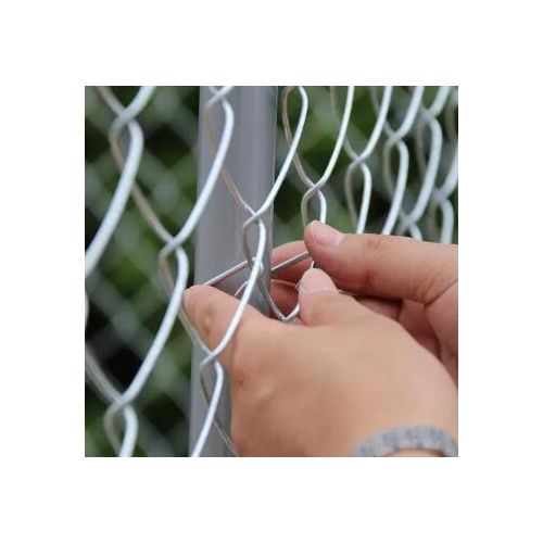 Durable Chain Link Large Dog Kennel Galvanized Outside