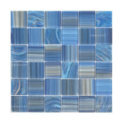 Blue Glass Pool Tiles